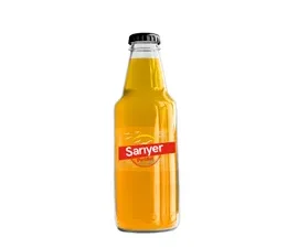 SARIYER ORANGE FLAVORED CARBONATED DRINK 6.76 FL OZ (200ML) X 24PCS_GLASS BOTTLE