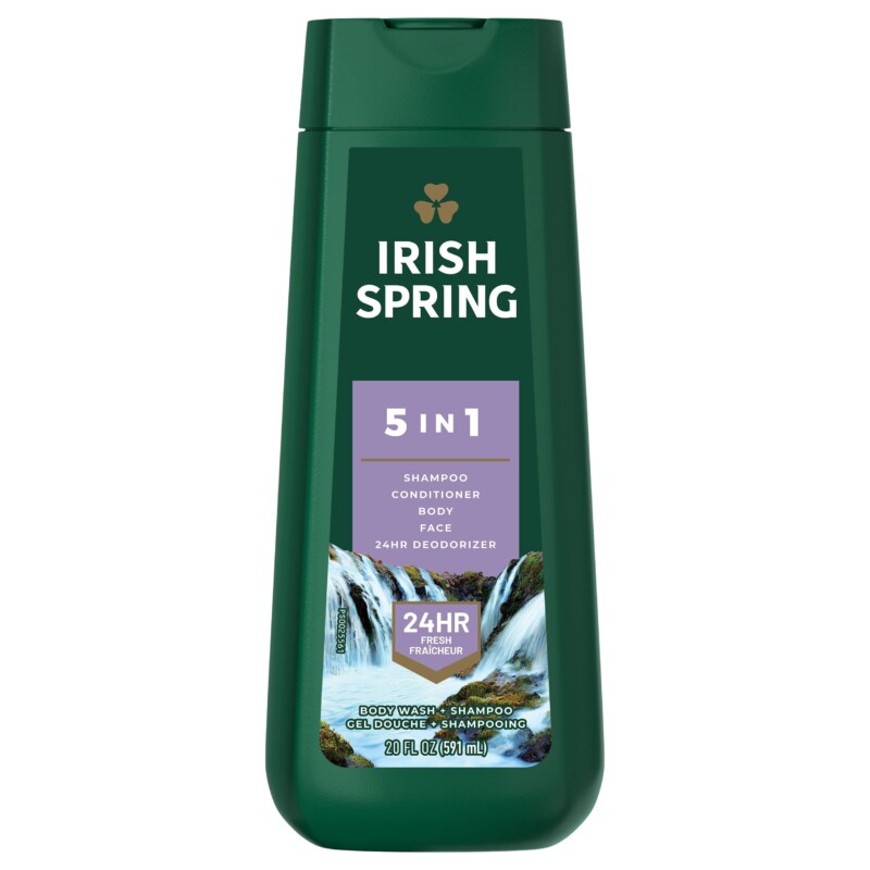IRISH SPRING BODY WASH ||20 OZ X 4pcs || 5 IN 1