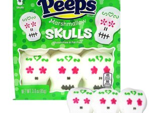 SKULLS PEEPS MARSHMALLOW 24PCS x 6 ct