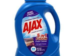 AJAX LIQUID LAUNDRY DETERGENT | 60 OZ x 6 | 5 IN 1 FUSION