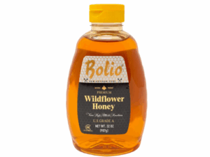 BOLIO BLOSSOM HONEY in SQZ BOTTLE 907 GR (2 LBS) X 12pcs