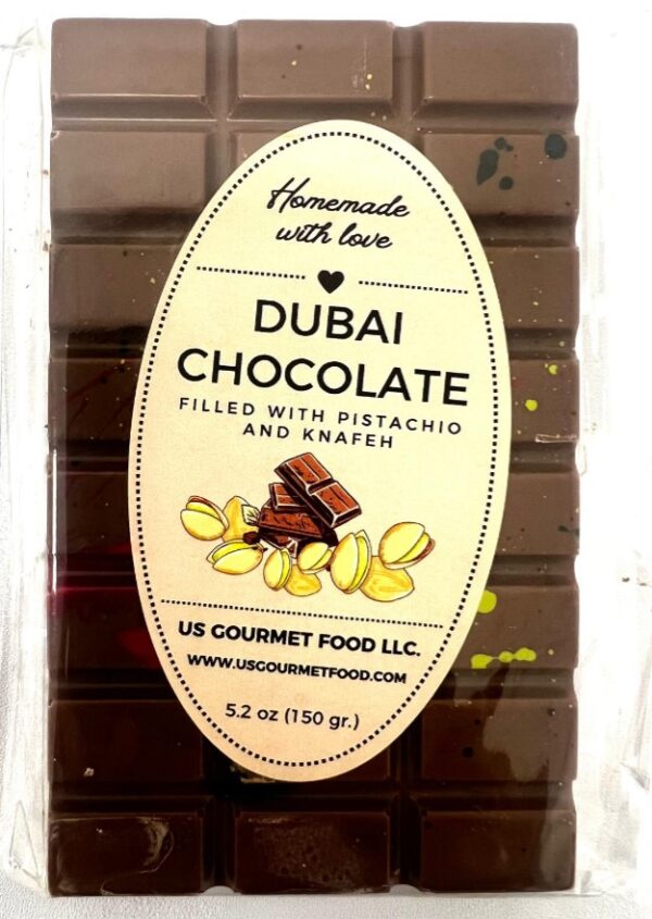 DUBAI CHOCOLATE 5.2 oz (150 GR) X 20pcs