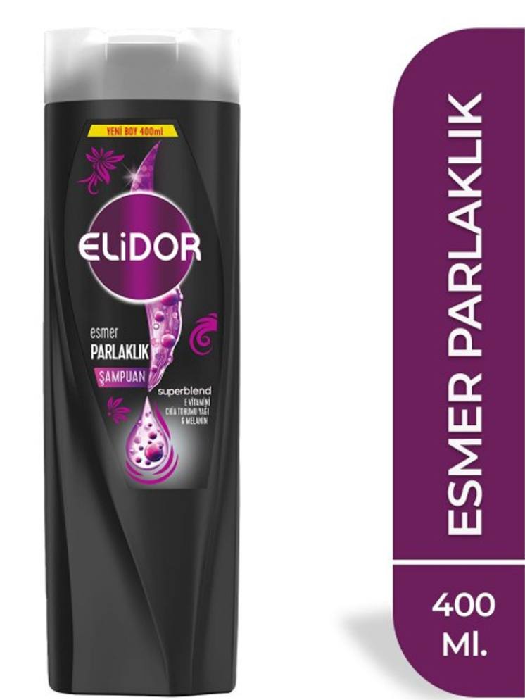 ELIDOR SHAMPOO 400ML (13.5oz - Brown Shine) x 18pcs