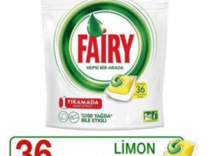 FAIRY ALL-IN-1DISHWASHER TABLETS - 36 CAPSULES x 5pcs