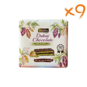 FERITO DUBAI CHOCOLATE 2.82 OZ (80GR) X 9UNIT X 2PCS