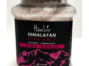 Himalayan Pink Salt Fine Grain Plastic Jar 1Kg X 8pcs