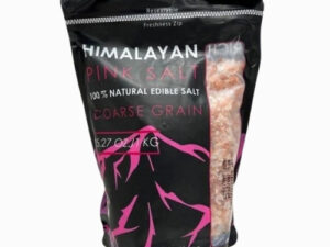 Himalayan Pink Salt Coarse Grain Doypack/ZiplockBag 1KG x 12/CS