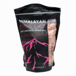 Himalayan Pink Salt Coarse Grain Doypack/ZiplockBag 1KG x 12/CS
