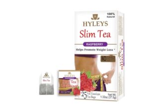 HYLEYS SLIM TEA RASPBERRY 1.32oz X 25pc X 12pcs