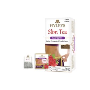 HYLEYS SLIM TEA RASPBERRY 1.32oz X 25pc X 12pcs