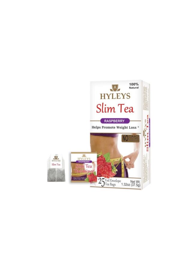 HYLEYS SLIM TEA RASPBERRY 1.32oz X 25pc X 12pcs