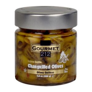 K - GURME212 CHARGRILLED OLIVE 7oz JAR X 12pcs