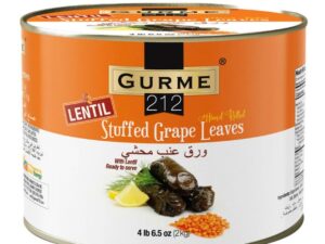 Gurme212 Lentil Stuffed Grape Leaves 6X4 lbs 6.5oz