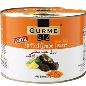 Gurme212 Lentil Stuffed Grape Leaves 6X4 lbs 6.5oz