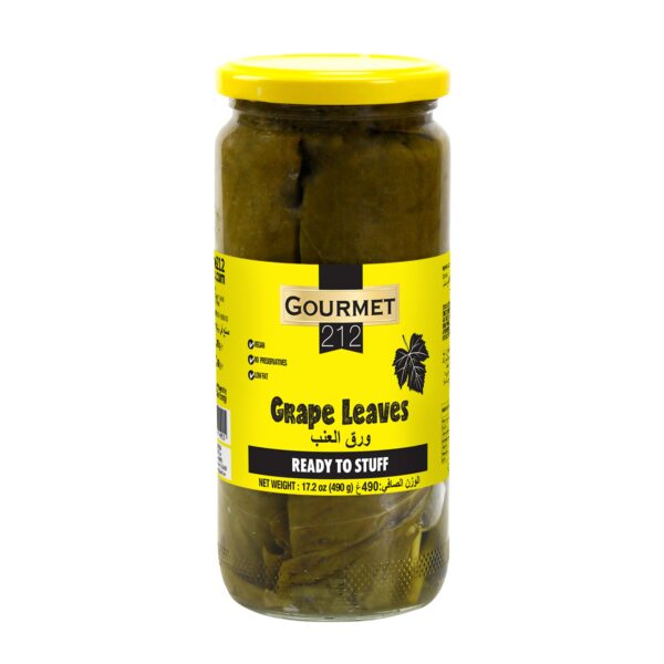 Gourmet212 Grape Leaves 12 x 490 gr Jar