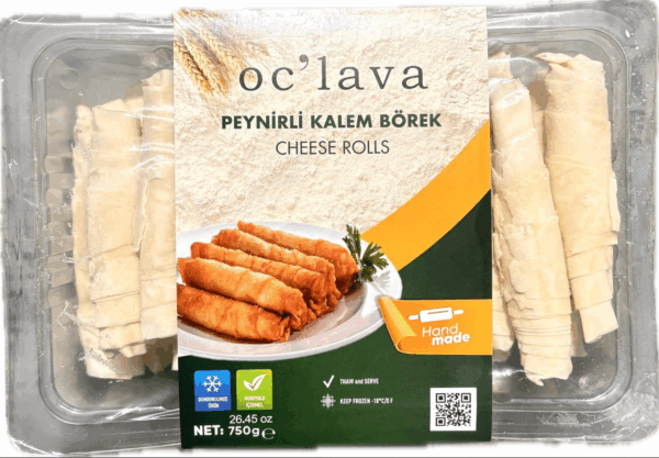 F- OCLAVA Cheese Rolls Borek 26.5oz (750gr) x 12pcs