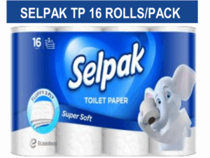 SELPAK TOILET PAPER 3-PLY | 16 ROLLS X 3pcs