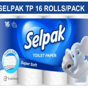 SELPAK TOILET PAPER 3-PLY | 16 ROLLS X 3pcs