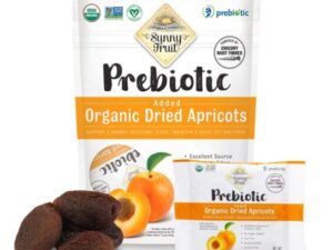 K - Sunny Fruit Organic  5 Pack 12 x (1.76 x 5) | PREBIOTIC APRICOT |