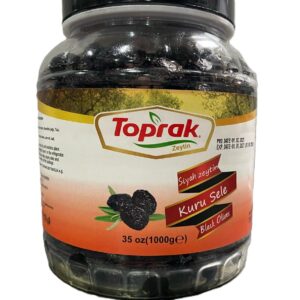 Toprak_Yagli Sele Siyah Zeytin_Glass Pet_201/230_35.3 OZ (1KG) x 9pcs