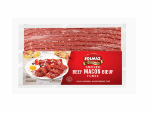 R - SOLMAZ SLICED SMOKED BEEF MACON  (HALAL) 8 OZ (227GR) X 10pcs
