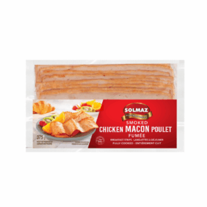 R - SOLMAZ SLICED SMOKED CHICKEN MACON (HALAL) 12 OZ (340GR) X 10pcs