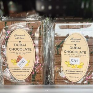 DUBAI CHOCOLATE 2.50 oz (70 GR) X 20pcs