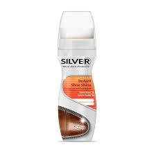 SILVER LIQUID SHOE POLISH | BLACK | 75ml (2.53 oz) x 12