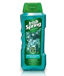IRISH SPRING BODY WASH ||20 OZ x 4|| DEEP ACTION SCRUB