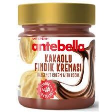 ANTEBELLA SPREADABLE COCOA HAZELNUT CREAM (%35 HAZELNUT) 320gr x 12pcs