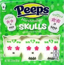 SKULLS PEEPS MARSHMALLOW 30 PCS x 3 ct