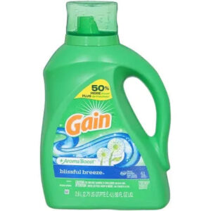 GAIN LIQUID LAUNDRY || 92 OZ x 4 CS || BLISSFUL BREEZE ||