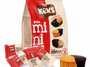 BIFA KEKS MINI OVAL PLAIN AND COCOA CAKE 170GR x 16pcs