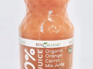 K- BEN ORGANIC ORANGE CARROT MIX JUICE 32 FL.OZ. X 6pcs