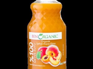 K- BEN ORGANIC PEACH APPRICOT APPLE JUICE 32 fl. oz. X 6pcs