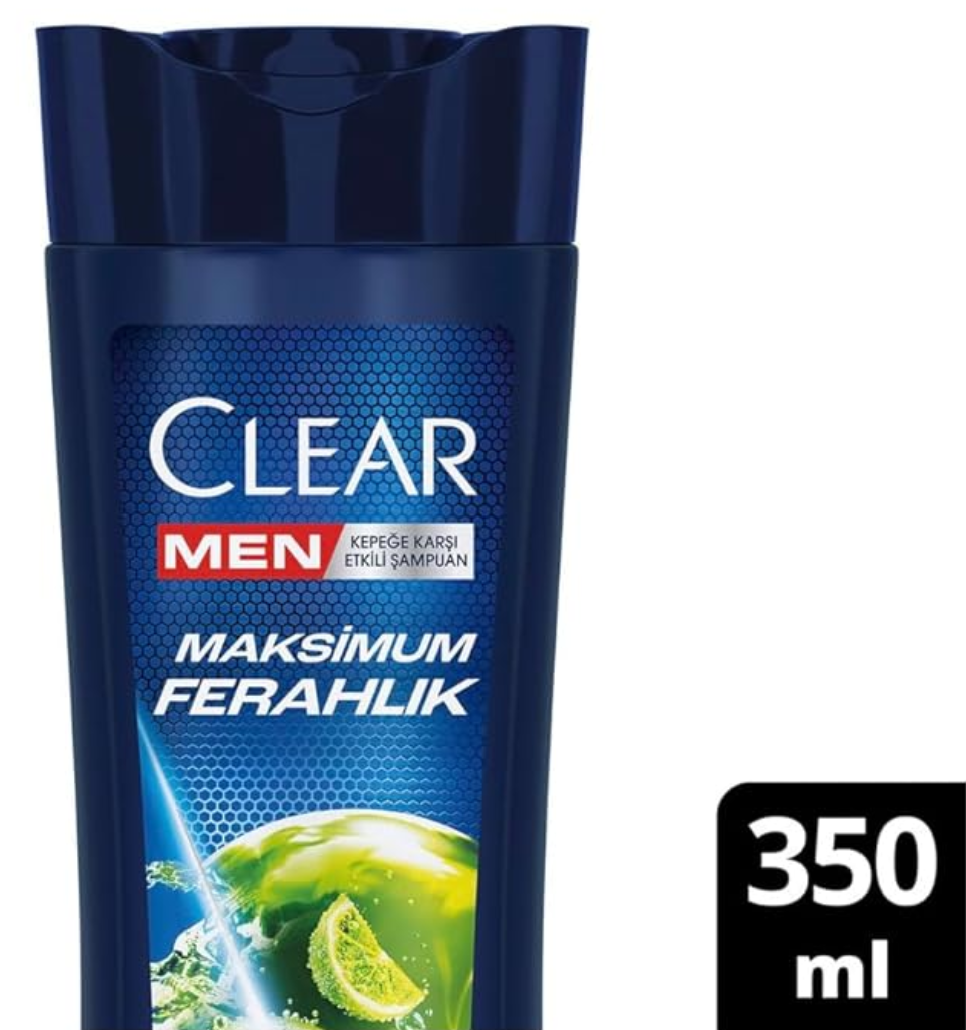 CLEAR MEN SHAMPOO 350 ML (11.8oz - Maximum Refreshment Anti-Dandruff) x 10pcs