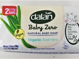 Dalan Baby Zero Organic Aloe Vera Bar Soap (2 x 90g) X 24pcs