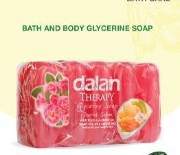DALAN GLYCERINE SOAP|| (70g) x 5 X 24pcs || WILD ROSES & ALMOND OIL