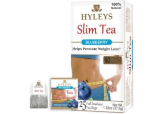 HYLEYS SLIM TEA BLUEBERRY 1.32oz X 25pc X 12/CS