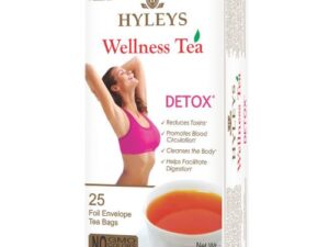 HYLEYS WELLNESS TEA DETOX 1.32oz X 25pc X 12/CS