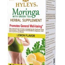 K - HYLEYS WELLNESS TEA MORINGA OLEIFERA & LEMON 1.32oz X 25pc X 12/CS