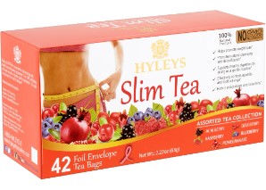K - HYLEYS SLIM TEA COLLECTION | 42 TEA BAGS | 2.22oz X 42 X 12pcs