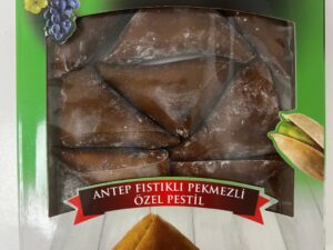 KEYIFCE ANTEP FISTIKLI OZEL PESTIL (MUSKA) DELIGHT WITH MOLASSES AND PISTACHIO 400gr X 12pcs