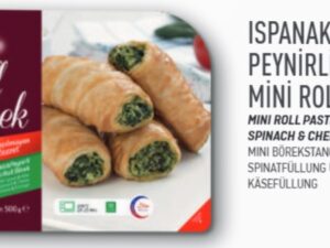 F- Maun Roll Pastry With Spinach & Chesee 500gr X 6pcs