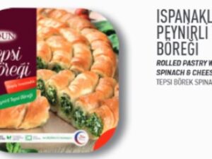 F- Maun Filo Pie With Spinach & Cheese 800 gr x 6pcs | Tepsi Borek Ispanak & PYN