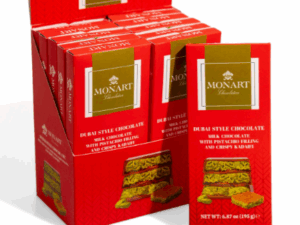 MONART DUBAI CHOCOLATE 7 OZ (195G) X 1PCS (10 UNIT)