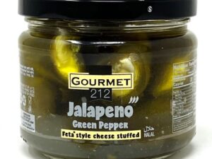 K - GURME212 Cheese Stuffed Green Jalapeno Slice 12pcs X 300cc Jar