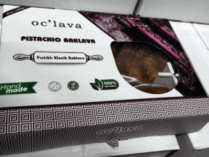 F- OCLAVA Baklava With Pistachio 1KG x 10pcs | Fistikli Baklava