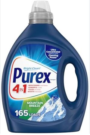Purex Laundry Liquid- Mountain Breeze 50oz X 6pcs