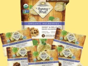 Sunny Fruit Organic Mulberries 5 Pack 18PCS x (1.06 x 5)